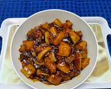 A picture of step 5 of Gur Aam or Jagerry Mango Pickle.