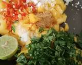 Spicy Mango salsa stuffed Dosa with Mango Sauce recipe step 2 photo