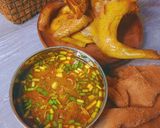 Foto langkah ke 7 dari resep Ayam Pedas Kuah Daun Bawang.