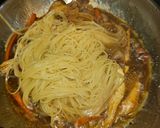 Foto del paso 3 de la receta Capelini con pollo y salsa teriyaki