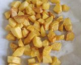 A picture of step 2 of Aloo Chaat.