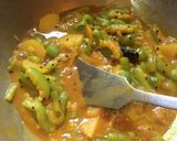 A picture of step 5 of Jhinge Posto / Ridge Gourd in Poppy Mustard Sauce.