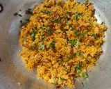 फ्राइड राइस विथ शेजवान सॉस रेसिपी चरण 5 फोटो