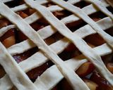 Szilvás, rácsos linzertorta recept fázis 7 fotója