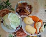 Pas rețetă Ciorbă chiurechi - Varză crudă cu costiță 1 fotografie