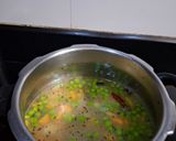 A picture of step 2 of Rice Pulao with Tomato soup.