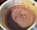 Une image de l'étape 8 de Gâteau aux pêches de vigne,yaourt et vanille.