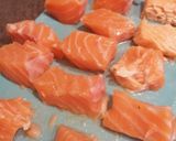 Une image de l'étape 1 de Pâte au saumon frais.