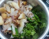 A picture of step 3 of Paneer Afghani.