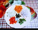 A picture of step 1 of Tasty vegetable rajma masala hot dog.