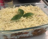 A picture of step 6 of Veggie Lasagna.