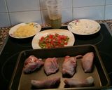 Foto del paso 1 de la receta: Pollo al horno con piña