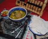 A picture of step 20 of Kufteh bozbash (stuffed meatball).