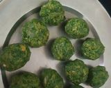 A picture of step 3 of Palak kofta.