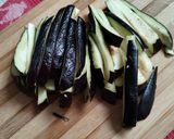 Foto del paso 1 de la receta: Hamburguesa casera de Posta molida y berenjena 🍆 en la freidora de aire