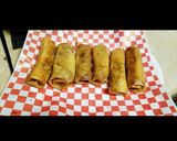 A picture of step 17 of Spicy chicken spring roll.
