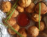 A picture of step 5 of Deep fried mixed lentils balls.