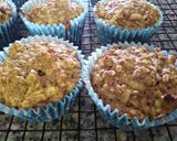 A picture of step 7 of Whole Wheat Apple Cinnamon Oatmeal Muffins.