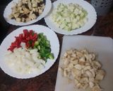 Foto del paso 1 de la receta: Menestra de verduras y setas en freidora de aire