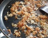 A picture of step 1 of Tawa kaleji.