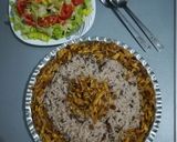 عکس مرحله 1 از دستور عدس پلو با کشمش و مرغ