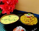 A picture of step 12 of Moong Daal khichdi.