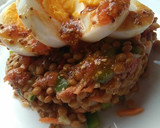 Foto del paso 7 de la receta: Ensalada de lentejas, con vinagreta de mostaza y miel