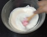 A picture of step 6 of Mango Cheesecake no bake.