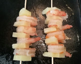 Foto del paso 5 de la receta: Brochetas de langostinos 🦐🍍