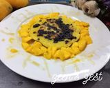 A picture of step 3 of Mango Choco Chip Pancakes.