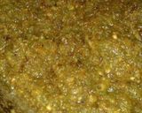 A picture of step 5 of Mater or gheeye ke burfee.