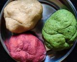 ત્રિરંગા પૂરી  (Trirangi Puri Recipe In Gujarati) રેસીપી સ્ટેપ2ફોટો