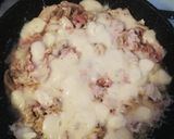Gombás baconos fokhagymás karaj recept fázis 4 fotója