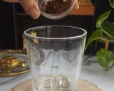A picture of step 1 of SOY MILK ICED MOCHA (VEGAN).
