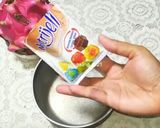 Foto langkah ke 2 dari resep Es Puding Hunkwe Kombinasi Ubi dan Agar Coklat.
