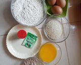 Foto langkah ke 1 dari resep Bolu Susu Coklat Lembut Ekonomis.