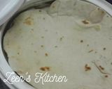 A picture of step 3 of Paneer Makhani Tortilla Wraps.