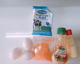 Hình bước làm 1 của món Salad trứng chua ngọt
