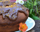 Foto del paso 4 de la receta: Torta marmolada de pomelo con glasé de cacao💞