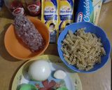 Foto langkah ke 1 dari resep Macaroni Bolognise simpel.
