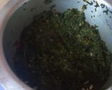 A picture of step 1 of Liver and King Pin Leaves#Local Ingredients Contest.