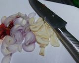 Foto langkah ke 1 dari resep Tumis Sawi Teri Kacang.