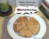 Foto langkah ke 4 dari resep Wafel Roti Keju.