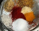 A picture of step 3 of Mango pickle.