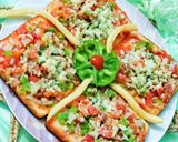 চীজি ব্রেড পিৎজা (cheesy bread pizza recipe in Bengali) রেসিপি ধাপ - 2 ছবি