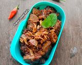 Foto langkah ke 7 dari resep Oseng Jeroan Kambing Empuk Juara.