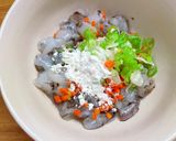 韓式芝麻葉煎餅（蝦仁/蟹肉棒）的食譜步驟1照片