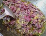 A picture of step 1 of Tangy mangy mutton cakes.