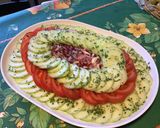 Une image de l'étape 7 de Salade de concombre et tomates à l endive rouge et persil.