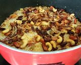 A picture of step 14 of Zafrani Pulao.